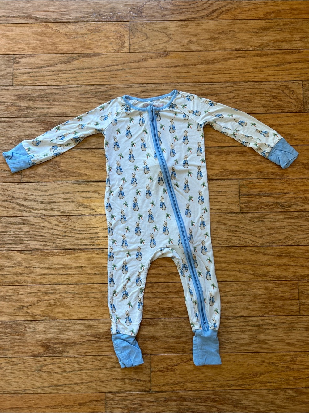 Blue Bunny Infant Zip-Front Footie